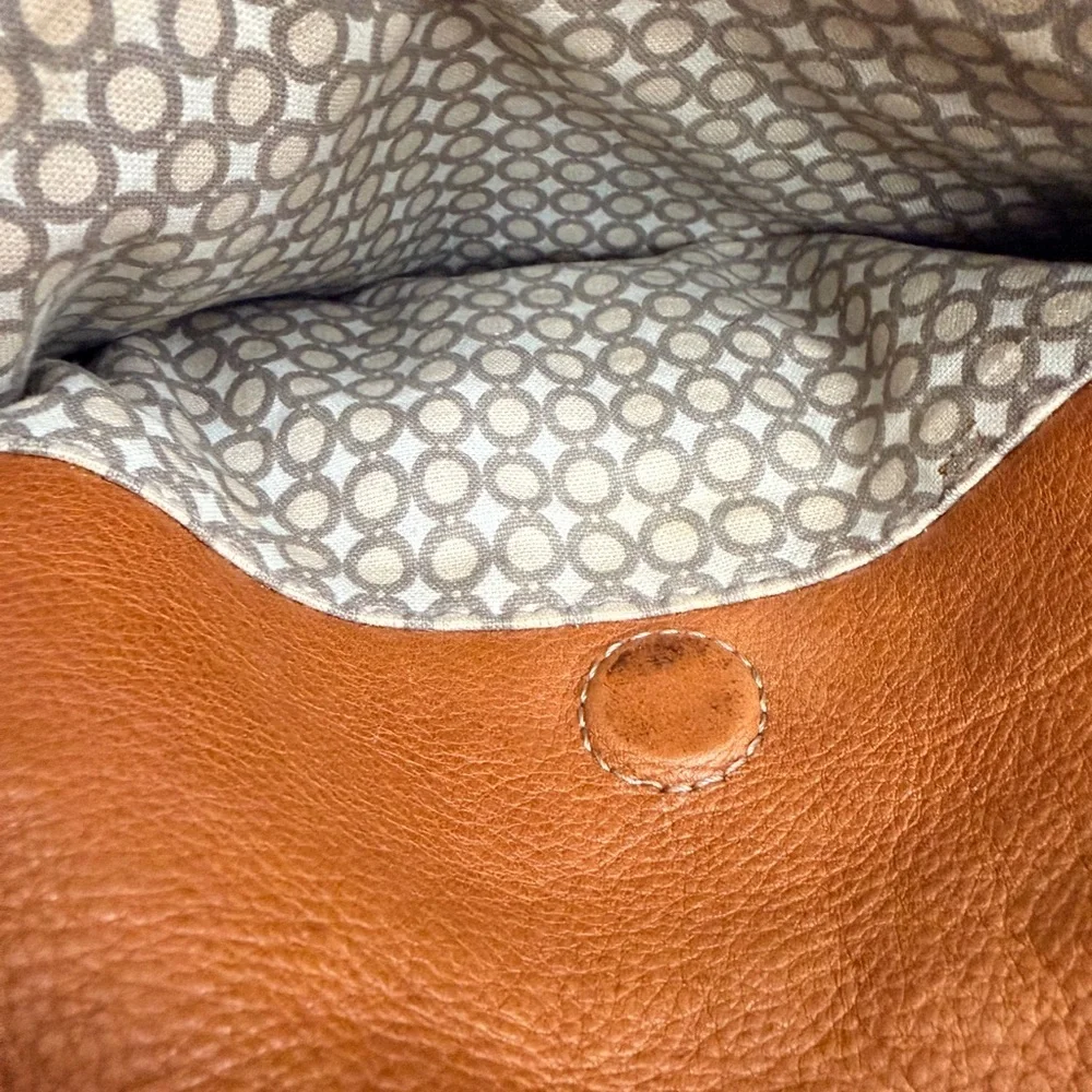 Fossil Ivy Leather Bag Brown Crossbody Messenger Bag